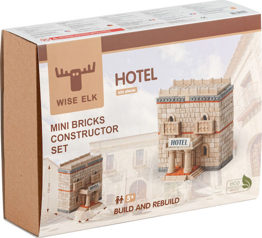 Wiseelk Construction & Building Toy Hotel Kid 5++ years