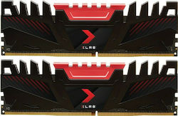 PNY XLR8 16GB DDR4 RAM mit 2 Modulen (2x8GB) und Geschwindigkeit 3200 für Schreibtisch