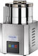 Pasquini Cutter Πολτοποιητής 2V PSP500 1100W με...