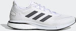 Adidas Supernova Ανδρικά Αθλητικά Παπούτσια Running Λευκά