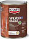 Kraft Wood Shield Βερνίκι Εμποτισμού Πολυουρεθάνης 116 Τικ Σατινέ 750ml