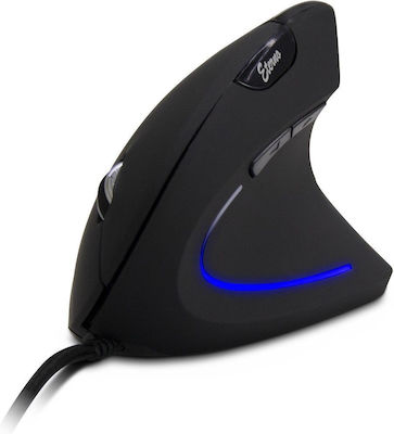 Inter-Tech Eterno KM-206W Wired Mouse Black