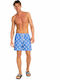 Ralph Lauren Men's Swimwear Shorts Light Blue with Patterns