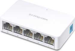 Mercusys MS105 v2 Unmanaged L2 Switch με 5 Θύρες Ethernet