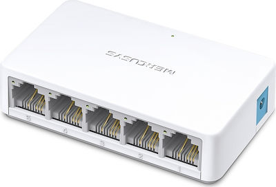 Mercusys MS105 V2 Unmanaged L2 Switch με 5 Θύρες Ethernet