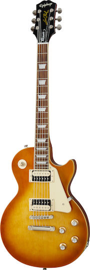 Epiphone Classic Elektrische Gitarre Einfacher Schnitt mit HH Tonabnehmerkonfiguration Honeyburst