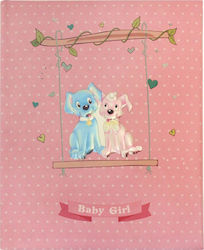 Children's Album Suitable for Photos 10x15cm Pink 20x25cm