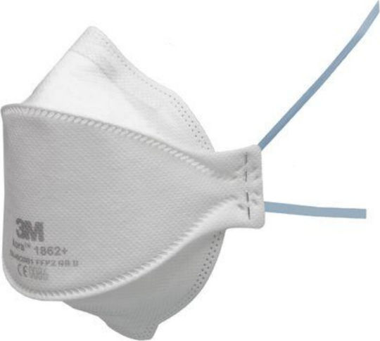 3M Aura 1862+ Μάσκα Προστασίας FFP2 Λευκή 1τμχ