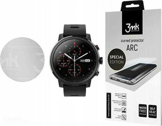 3MK Curved Arc Gehärtetes Glas für das Amazfit Stratos 3Stück