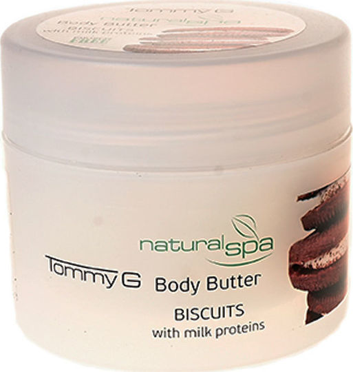TommyG Natural Spa Biscuit Ενυδατικό Butter Σώματος για Όλες τις Επιδερμίδες 200ml