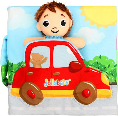 Jollybaby Activity Book made of Fabric with Sounds for 0++ Months Junior Driver