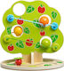 Lucy & Leo Baby-Spielzeug Magic Tree Click Clack Roller aus Holz mit Sounds für 36++ Monate