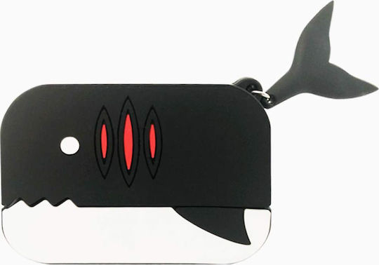 Lykl Killer Whale Калъф в Черен цвят за Apple AirPods 1 / AirPods 2