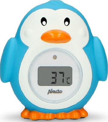 Alecto Digital Bath Thermometer Penguin 0°C - 50°C Light Blue