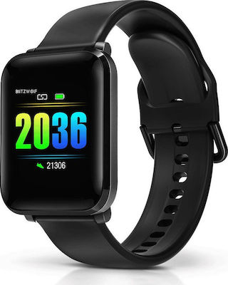 BlitzWolf BW-HL1 Αδιάβροχο Smartwatch με Παλμογράφο (Μαύρο)