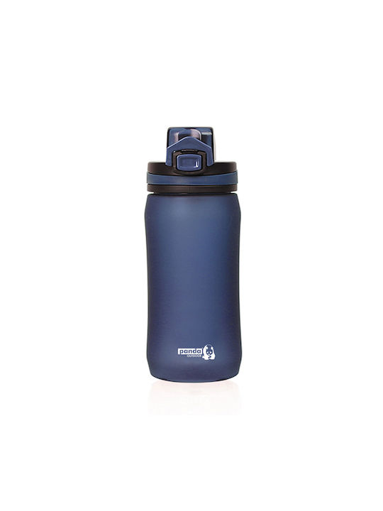 Panda Παγούρι Πλαστικό 500ml Μπλε
