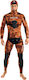 Seac Ghost Divisible Wetsuit with Chest Pad for Speargun Camouflage Orange 7mm