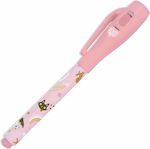 Djeco Lucille Pen Rollerball with Blue Ink Pink