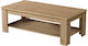 Oscar Rectangular Wooden Coffee Table Natural L120xW60xH41.5cm