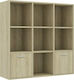 Bibliothek Sonoma Oak 98x30x98cm