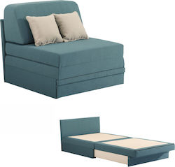 Fantastico Plus Πολυθρόνα Κρεβάτι σε Τιρκουάζ Χρώμα 92x96.5x85cm