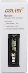 Golisi Needle 1 USB Charger Batteries Li-ion Size 18650/26650