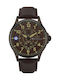 Ben Sherman Men's Watch 44mm Battery with Brown Leather Strap