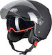 Pilot Fazer SV Jet Helmet with Sun Visor ECE 22.05 1100gr Matt Black PL006.078 PIL000KRA78