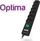 Ever Optima Power Strip with Surge Protection 6 Positions with Switch and Cable 1.5m
