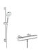 Hansgrohe Crometta 1001 Duschsäule mit Armatur Weiß