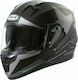 Nova Racing 330-DV Черно/Титан Каска За Мотор Full Face ECE 22.05 с Sunvisor