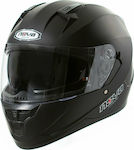 Nova Racing 330-DV Black Matt Motorradhelm Volles Gesicht ECE 22.05 NV330DVBM