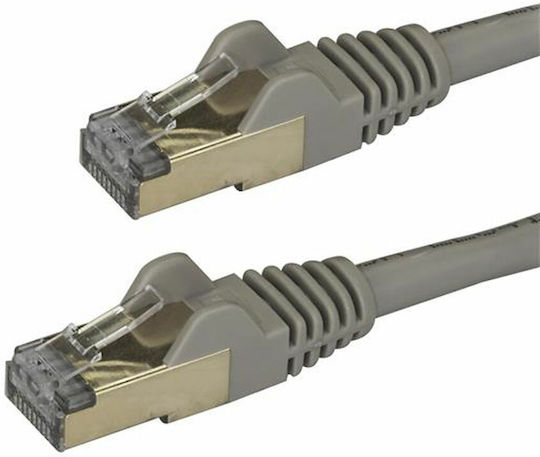 StarTech U/FTP (STP) Cat.6a Ethernet Network Cable 0.5m Gray