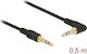DeLock Καλώδιο Ήχου 3.5mm male - 3.5mm male Μαύρο 0.5m με Επίχρυσους Ακροδέκτες 85564