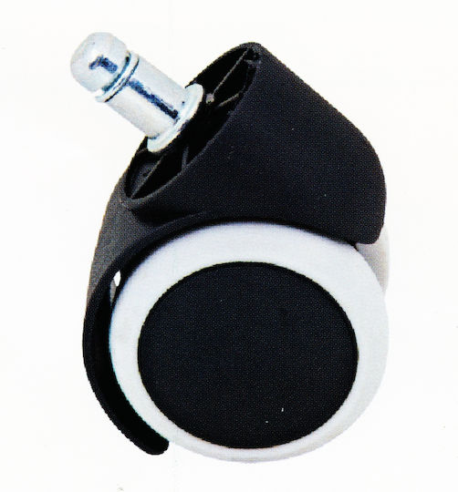Woodwell BF Caster for Office Chair Plastic Black AR,2