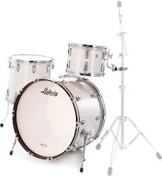 Ludwig Classic Maple Pro Beat Drum Set White Ma...
