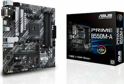 Asus Prime B550M-A Mainboard Micro ATX mit AMD AM4 Sockel