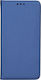 Forcell Smart Magnet Book Synthetic Leather Blue (Huawei P40 Lite E)