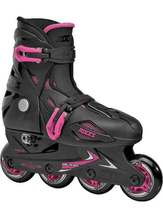 Roces Orlando III Kids Adjustable Inline Rollers Black