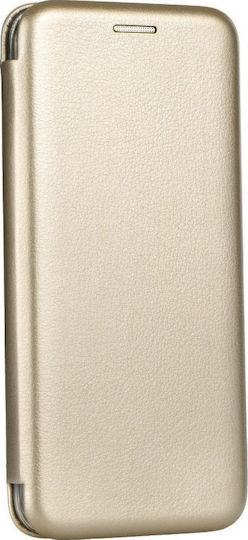 Forcell Book Piele artificială Auriu (Huawei P40 Lite E)