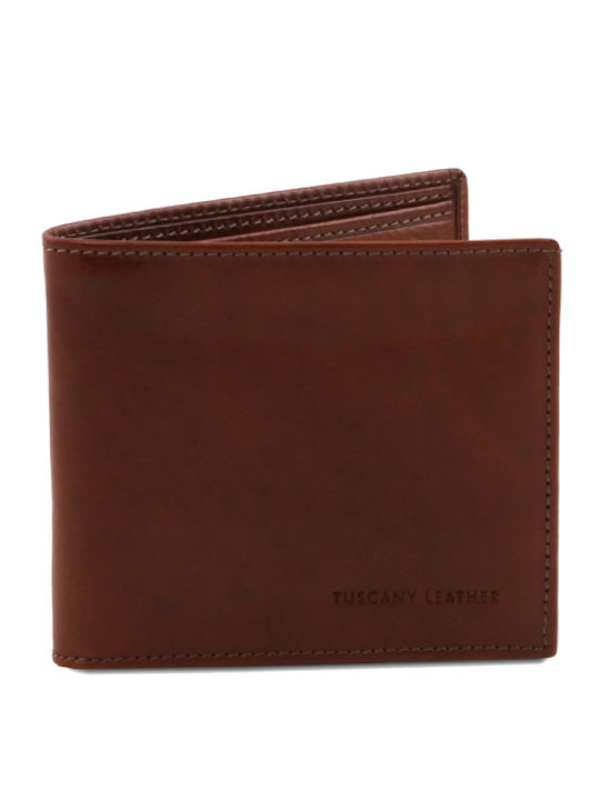 Tuscany Leather Кожено Мъжки Портфейл Тютюнев Tuscany Leather Кожено Мъжки Портфейл Тютюнев