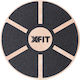 X-FIT Wooden Balance Board Δίσκος Ισορροπίας Μαύρος με Διάμετρο 39.5cm