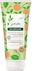 Klorane Organic Kids' Shampoo Junior with Peach for Easy Combing in Cream Form 200ml