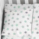 Dimcol Star Baby Cotton Pillowcase Green 35x45cm