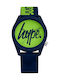 Hype Watch with Navy Blue Rubber Strap HYU026UN