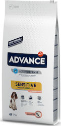 Advance Advance Sensitive Medium/Maxi 12kg Dry Food Gluten-Free for Adult Medium Breed Dogs with Rice and Salmon
