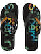 Scuba Camo Men's Flip Flops Black