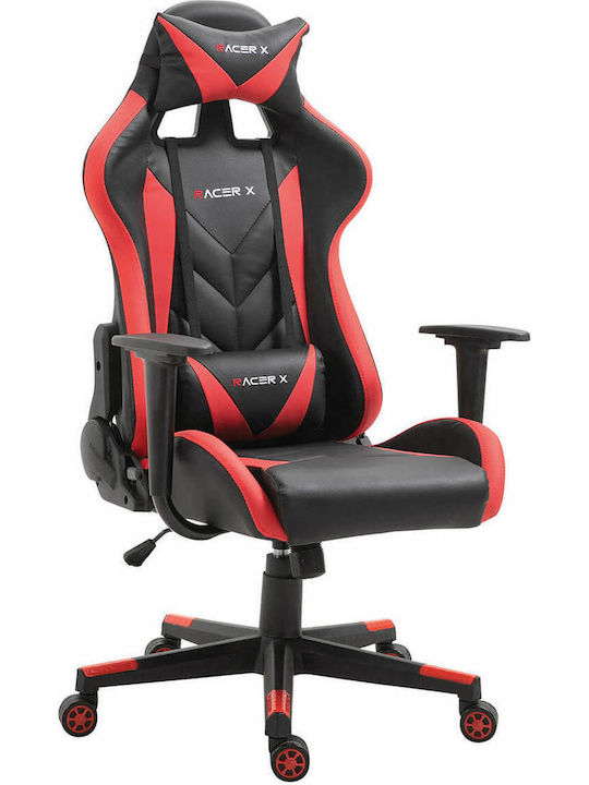 Varossi Racer Καρέκλα Gaming Δερματίνης Κόκκινη