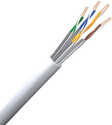 Elmark 879012 U/FTP (STP) Кат.6 Мрежов Кабел Ethernet 1м Бял