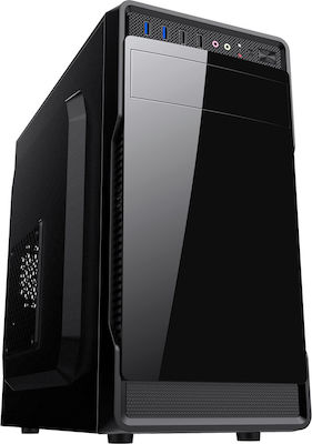 Supercase Vogue VG25M Midi Tower Κουτί Υπολογιστή Μαύρο